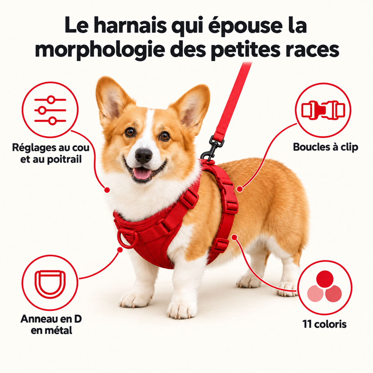 Harnais pour chiens